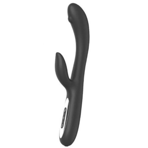 VIBRADOR LEILA preto CURVATURA PONTO G 12 MODOS DE VIBRAÇÃO VIBE TOYS