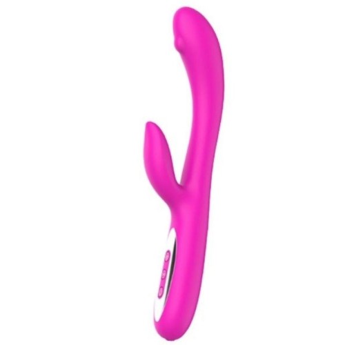 VIBRADOR LEILA rosa CURVATURA PONTO G 12 MODOS DE VIBRAÇÃO VIBE TOYS