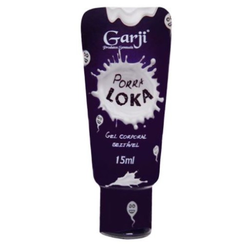 Porra Loka Gel Beijável Esperma 15Ml Garji