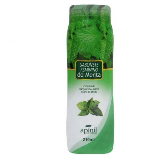 Sabonete Líquido Aromático Menta 210Ml Apinil